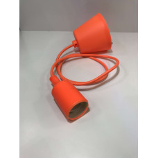 E27 house led bulb, ceiling cable. (Orange)