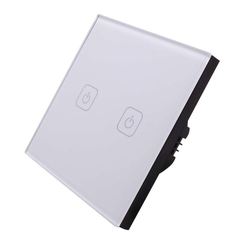 Touch-sensitive Wall Light White Two Section 220 Volt