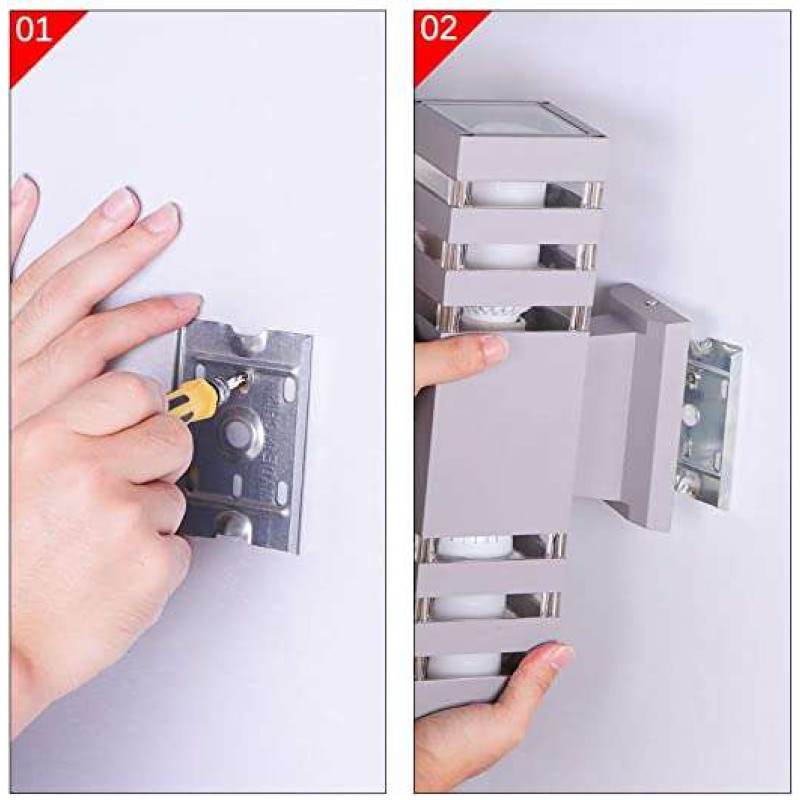Home Wall Light Frame 1xE27 IP44 (Gray)