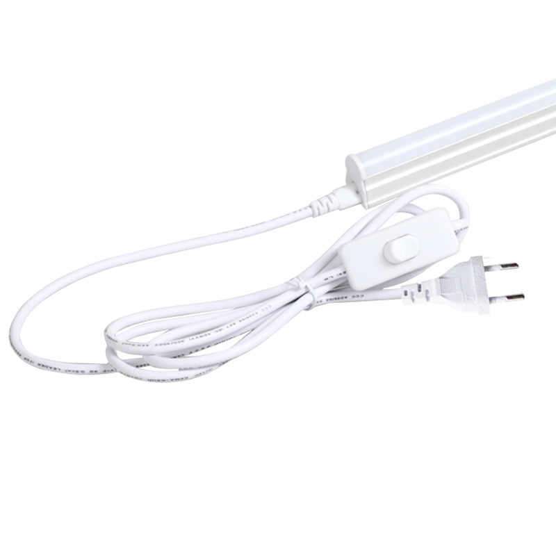 220v Strāvas Vads T5 un T8 LED Panelim Ar Slēdzi 2M
