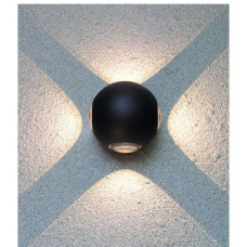 Home Wall LED Lighting Round 8W IP68 (Black)