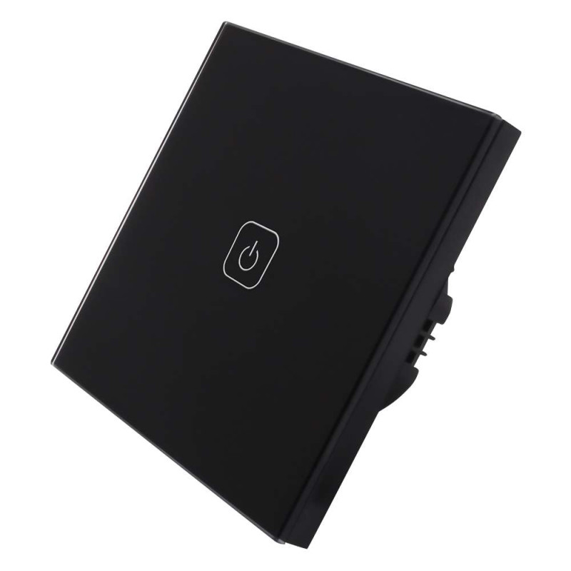 Touch-sensitive Wall Light Black Single Section 220 Volt