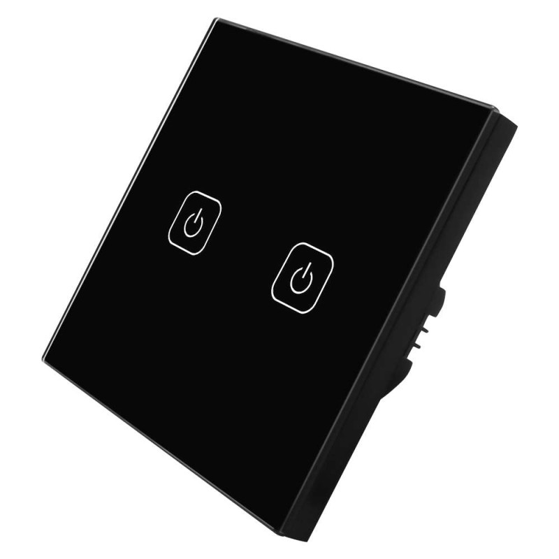 Touch-sensitive Wall Light Black Two Section 220 Volt