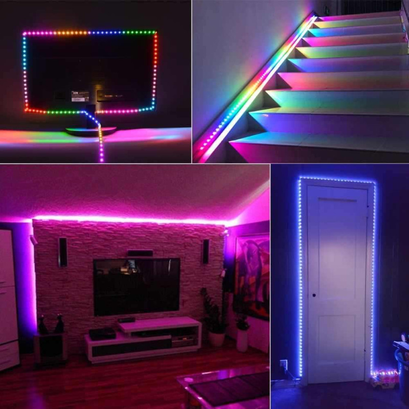 Led Digitālās Sapņu Lentas Komplekts 10 metri 5050/30 IP20