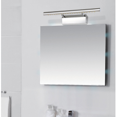 LED Mirror Lamp Chrome 40Cm 5W Warm White Light With Switch Right