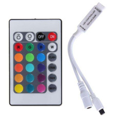 Multicolor RGB Led Strip Controller 24 Buttons 72W