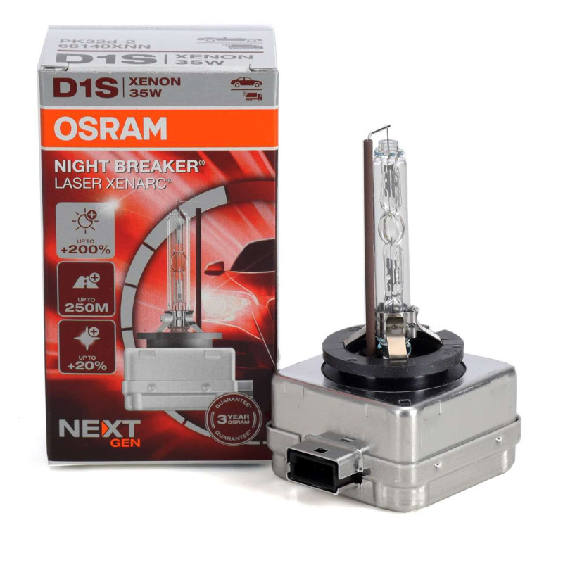 Ksenona spuldze D1S Osram Night Braker LASER Xenarc 35W +200%