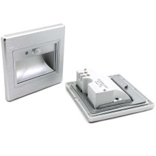 IR Sensor Silver LED Step Light 1W