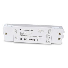 4 Kanālu 5A Pastāvīgā sprieguma WIFI uztvērējs, RGB RGBW LED kontrolēm