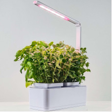 Gudrais Mājas Dārzs Augu Audzēšanai Ar LED Lampu Balts
