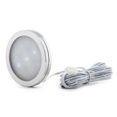 3w LED Virsapmetuma Panelis 60mm Apaļš Sudraba Krāsa 2700k