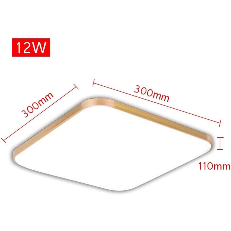 9W LED Zelta Virsapmetuma Panelis 300*300mm Neitrāli Balta Gaisma 4500k
