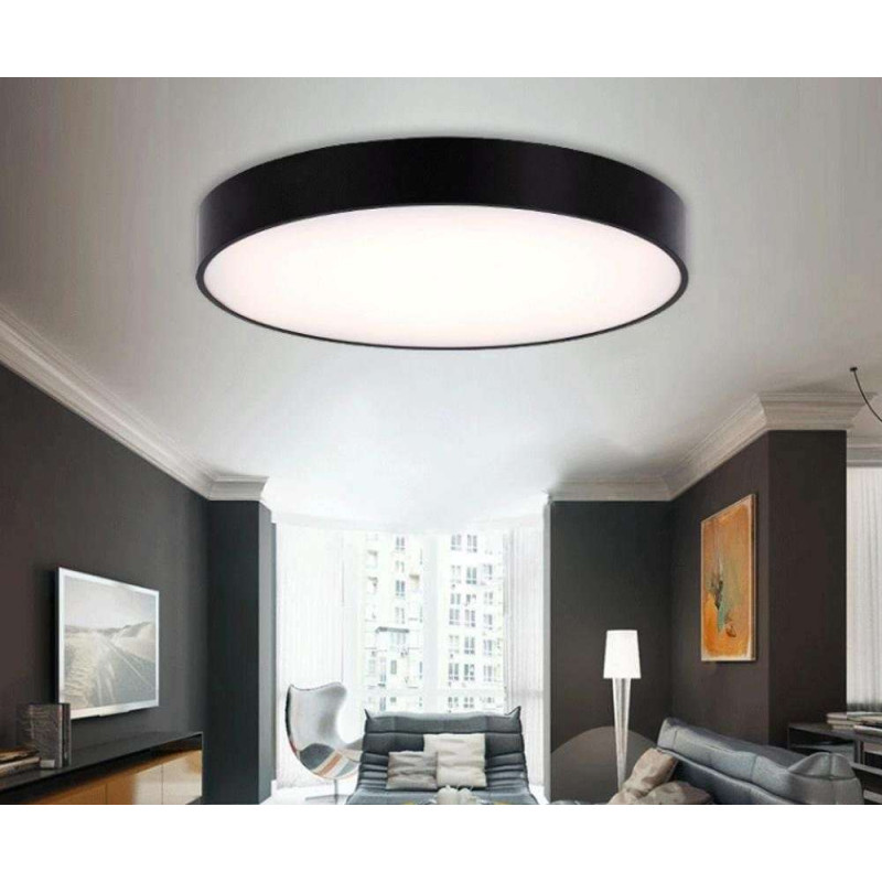 18W LED Virsapmetuma Panelis 300mm Neitrāli Balta Gaisma 4500k (Melns)