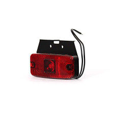 Red 1 Led Headlamp With Reflector W46 111x50.5 (With Mounting)