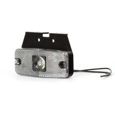 White 1 Led Headlamp With Reflector W46 111x50.5 (Mounting)