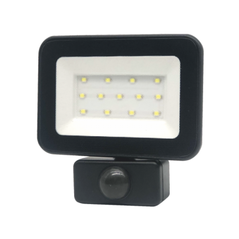 Floodlight With PIR SMD 10w/800Lm Neutral White 4000k