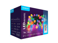 10 Metru Gara BERRY Apgaismojuma LED Virtene MODEE (100LED) Daudzkrāsu + Pults