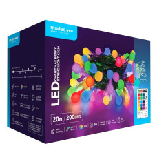 20 Meter Long BERRY Lighting LED String MODEE (200LED) RGB+remote
