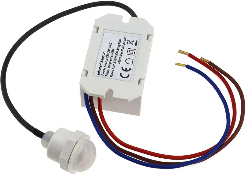 Built-in Mini motion sensor (adjustable)