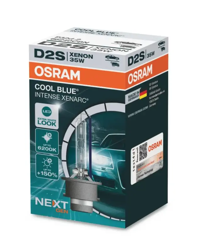 Ksenona spuldze D2S Osram Cool Blue Intense Xenarc 35W 6200k